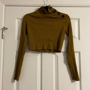 NWOT Zara Mock-neck Sweater - Small